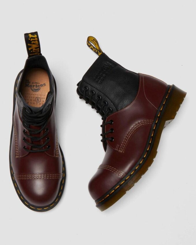 1460 / 1461 MM6 Botas de cuero con puntera de acero 1460 / 1461 MM6 Botas de cuero con puntera de acero