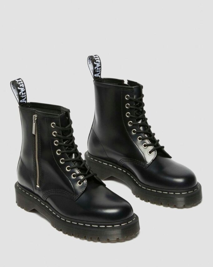 1460 Bex Botas de cordones y cremallera de Smooth Leather 1460 Bex Botas de cordones y cremallera de Smooth Leather