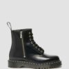 1460 Bex Botas de cordones y cremallera de Smooth Leather 1460 Bex Botas de cordones y cremallera de Smooth Leather