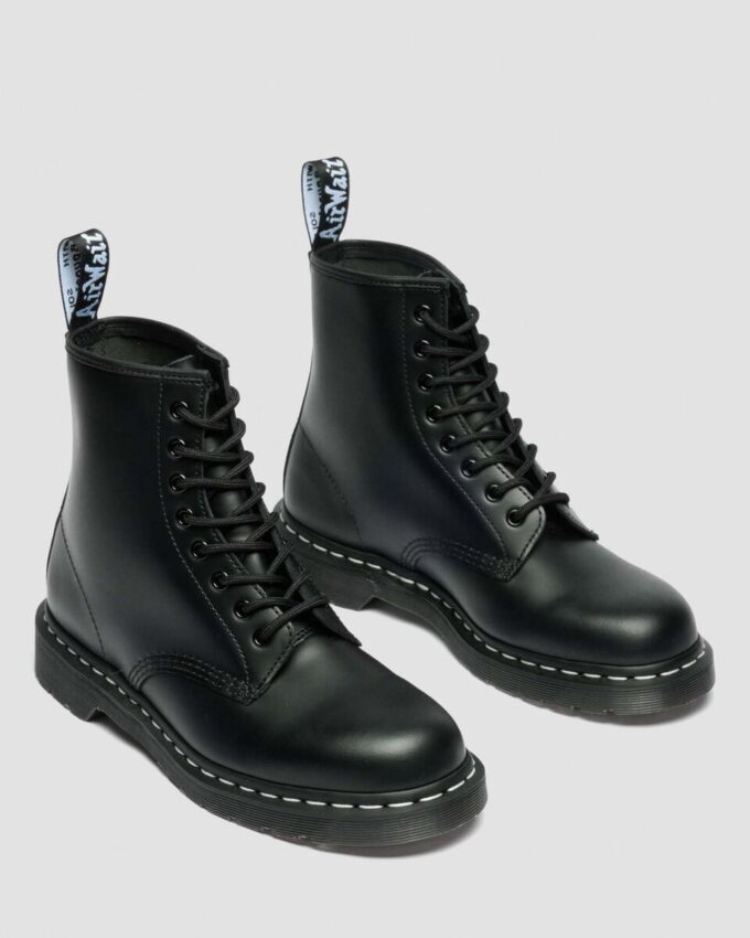 1460 Botas con cordones de Smooth Leather con costuras blancas 1460 Botas con cordones de Smooth Leather con costuras blancas