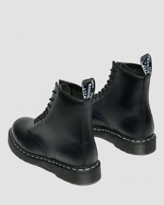 1460 Botas con cordones de Smooth Leather con costuras blancas 1460 Botas con cordones de Smooth Leather con costuras blancas