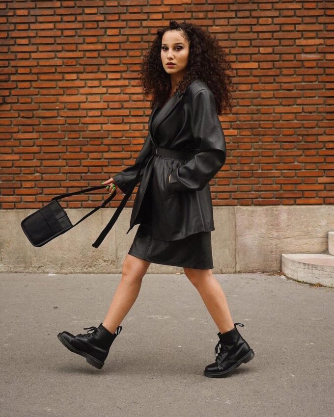 1460 MONO Botas con cordones de Smooth Leather 1460 MONO Botas con cordones de Smooth Leather