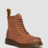 1460 Pascal Botas con cordones de nubuck abatanado 1460 Pascal Botas con cordones de nubuck abatanado