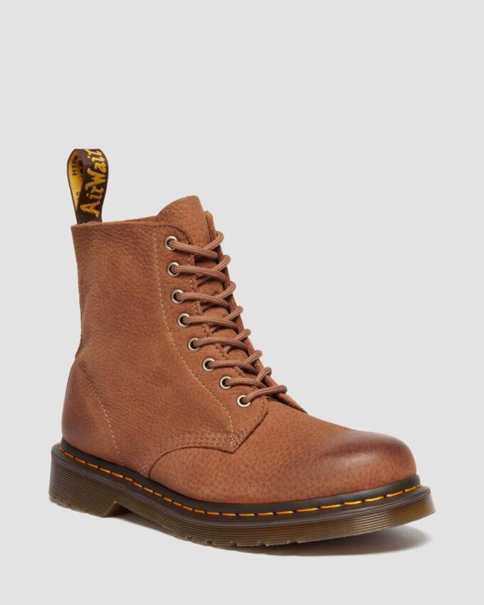 1460 Pascal Botas con cordones de nubuck abatanado 1460 Pascal Botas con cordones de nubuck abatanado