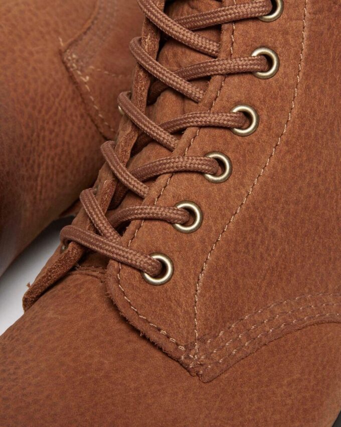 1460 Pascal Botas con cordones de nubuck abatanado 1460 Pascal Botas con cordones de nubuck abatanado