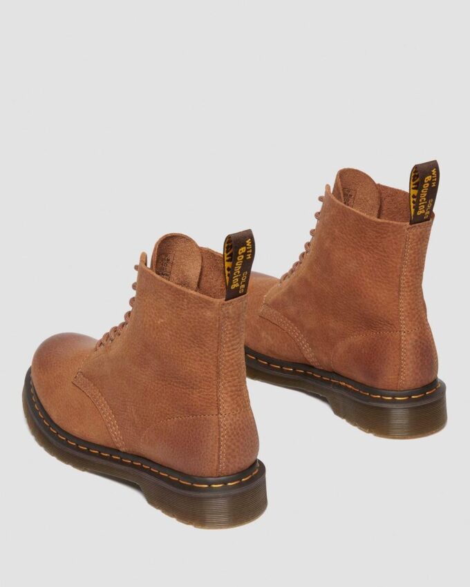 1460 Pascal Botas con cordones de nubuck abatanado 1460 Pascal Botas con cordones de nubuck abatanado