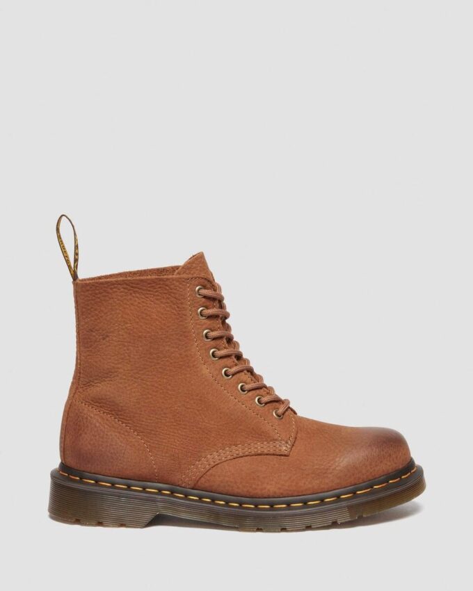 1460 Pascal Botas con cordones de nubuck abatanado 1460 Pascal Botas con cordones de nubuck abatanado