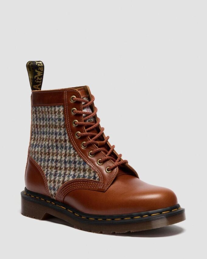 1460 Pascal Fabricadas en Inglaterra Botas de tweed Harris y piel 1460 Pascal Fabricadas en Inglaterra Botas de tweed Harris y piel