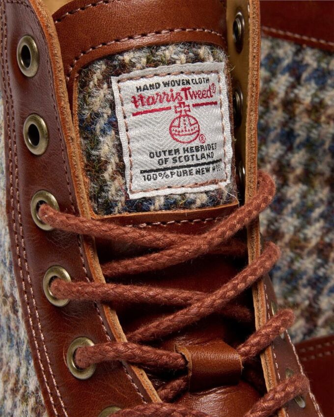 1460 Pascal Fabricadas en Inglaterra Botas de tweed Harris y piel 1460 Pascal Fabricadas en Inglaterra Botas de tweed Harris y piel