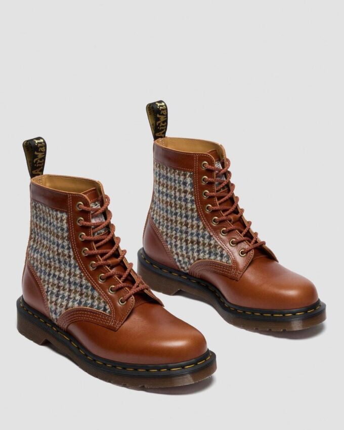 1460 Pascal Fabricadas en Inglaterra Botas de tweed Harris y piel 1460 Pascal Fabricadas en Inglaterra Botas de tweed Harris y piel