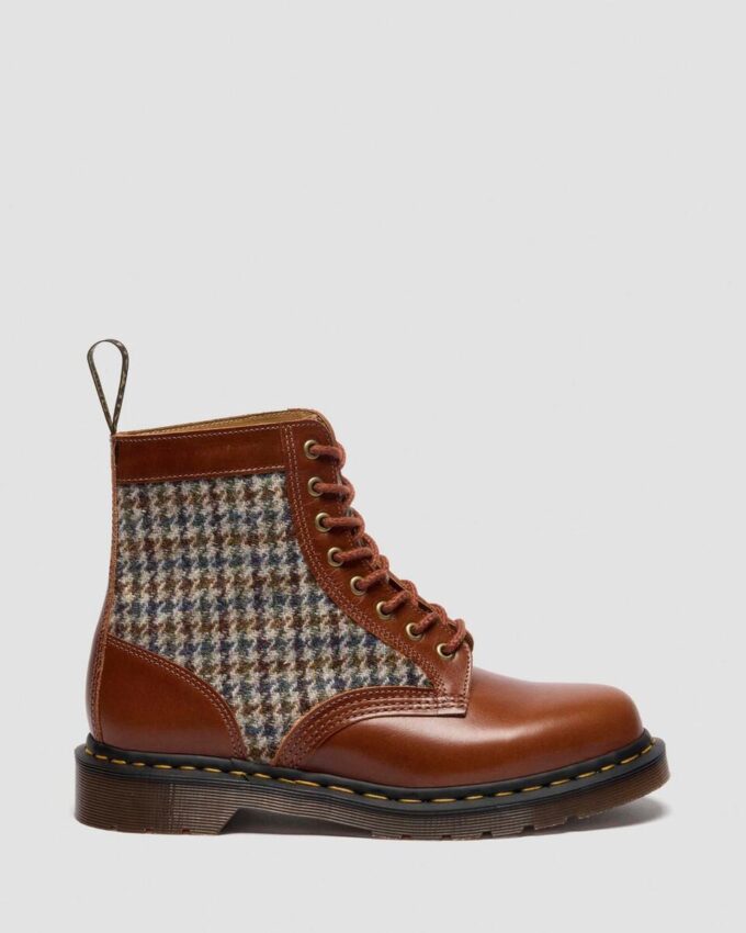 1460 Pascal Fabricadas en Inglaterra Botas de tweed Harris y piel 1460 Pascal Fabricadas en Inglaterra Botas de tweed Harris y piel