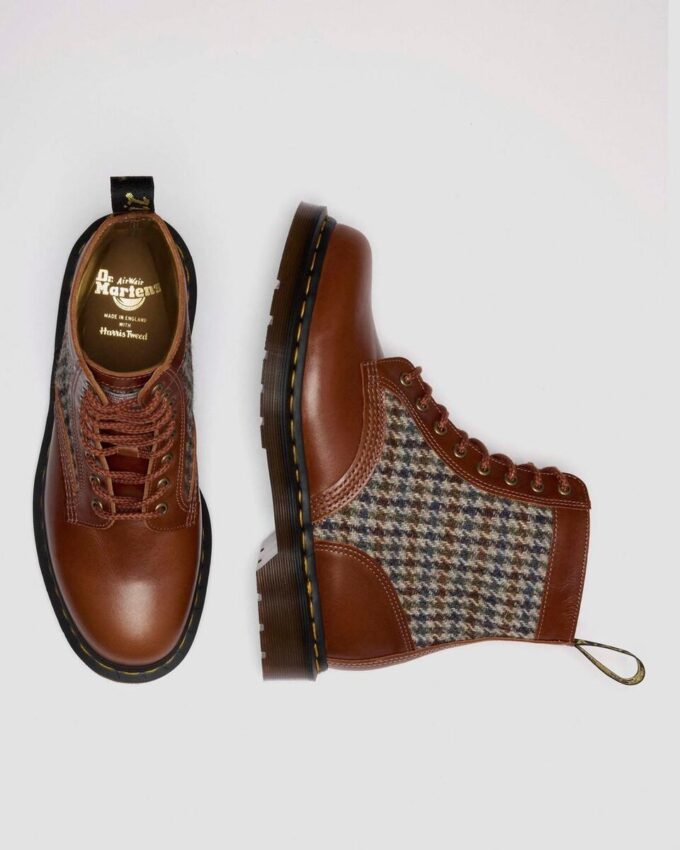 1460 Pascal Fabricadas en Inglaterra Botas de tweed Harris y piel 1460 Pascal Fabricadas en Inglaterra Botas de tweed Harris y piel