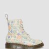 1460 Vonda Botas de cuero reciclado con estampado floral 1460 Vonda Botas de cuero reciclado con estampado floral