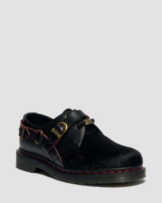 1461 YEAR OF THE HORSE Zapatos con cordones de piel lisa y pelo