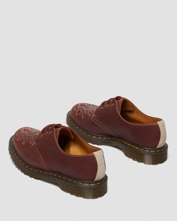 1461 Zapatos Oxford de ante Desert Oasis fabricados en Inglaterra