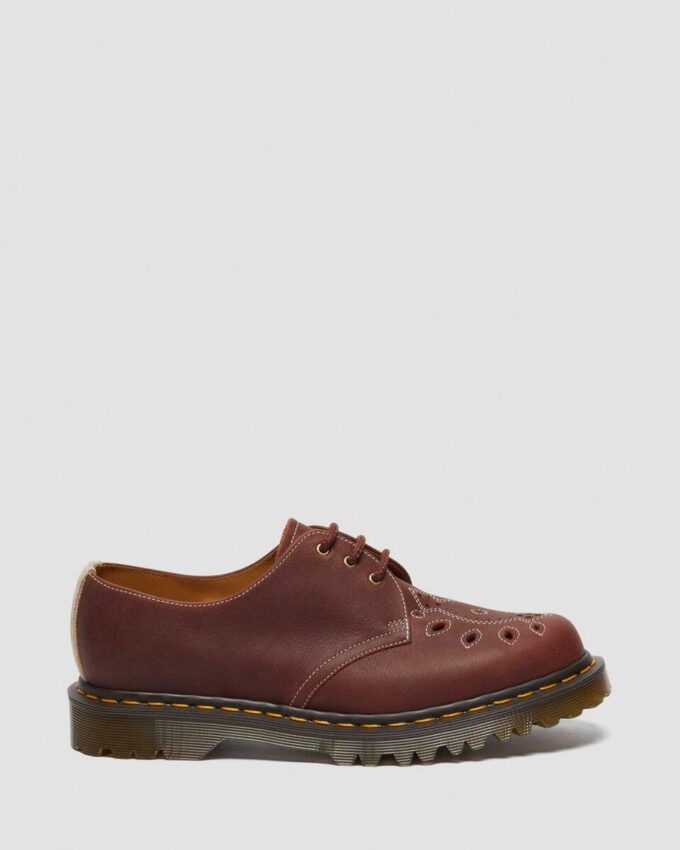 1461 Zapatos Oxford de ante Desert Oasis fabricados en Inglaterra