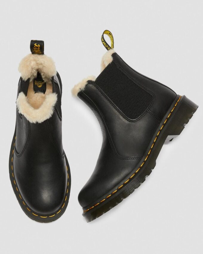 2976 Chelsea Boot con forro de piel sintética para mujer