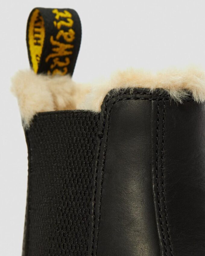 2976 Chelsea Boot con forro de piel sintética para mujer