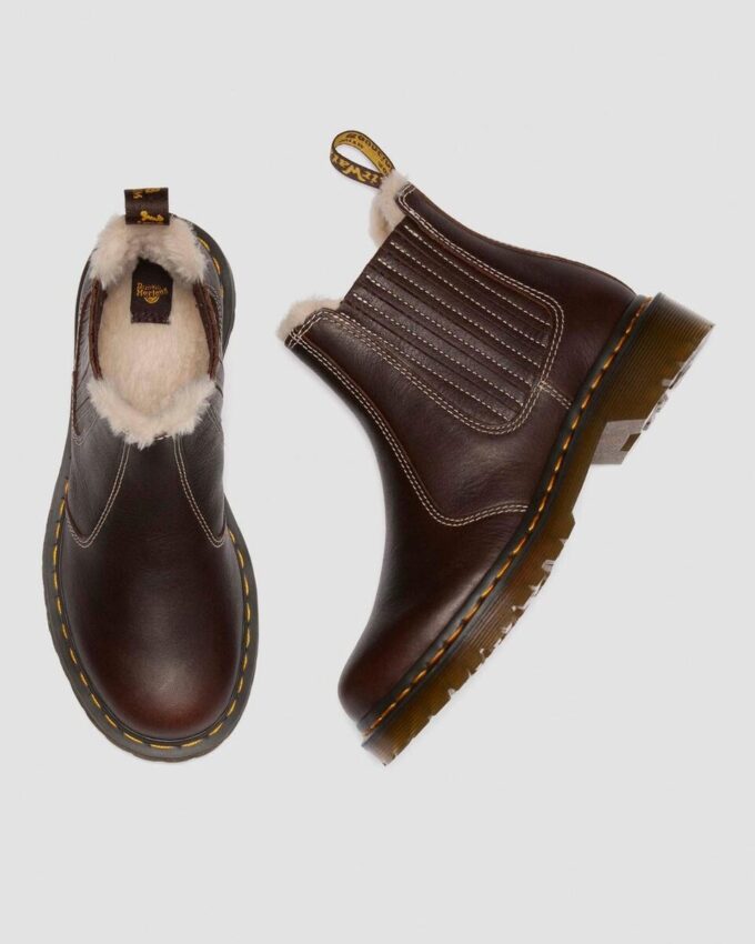 2976 Chelsea Boot Leonore II de piel grizzly con forro de piel sintética 2976 Chelsea Boot Leonore II de piel grizzly con forro de piel sintética