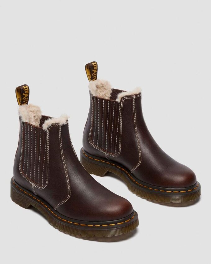 2976 Chelsea Boot Leonore II de piel grizzly con forro de piel sintética 2976 Chelsea Boot Leonore II de piel grizzly con forro de piel sintética