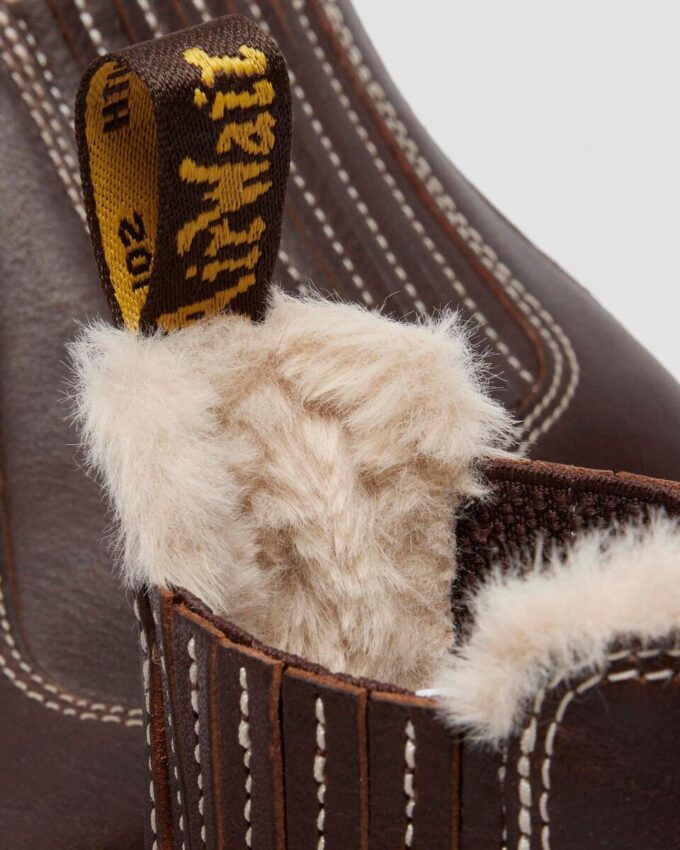 2976 Chelsea Boot Leonore II de piel grizzly con forro de piel sintética 2976 Chelsea Boot Leonore II de piel grizzly con forro de piel sintética