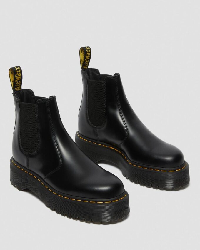 2976 Smooth Leather Platform Chelsea Boot