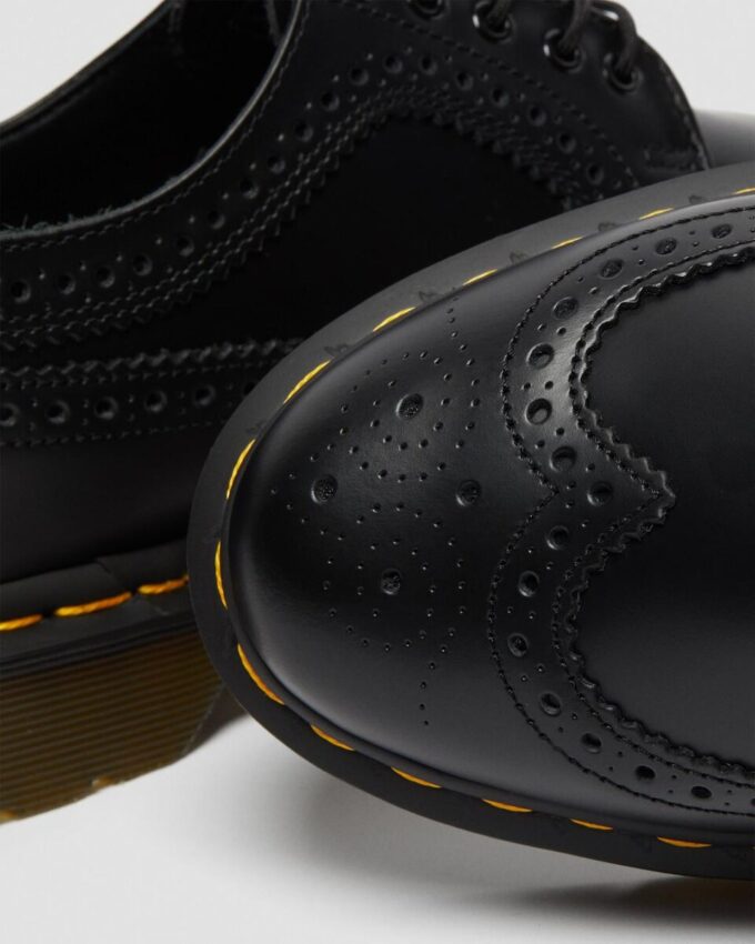 3989 Zapatos brogue de Smooth Leather con costuras amarillas 3989 Zapatos brogue de Smooth Leather con costuras amarillas