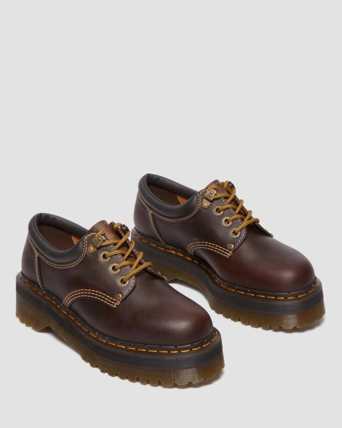 8053 Arc Zapatos casuales con plataforma de cuero Crazy Horse 8053 Arc Zapatos casuales con plataforma de cuero Crazy Horse