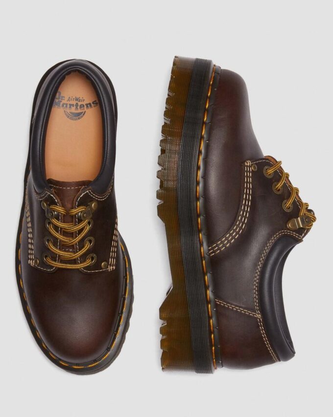 8053 Arc Zapatos casuales con plataforma de cuero Crazy Horse 8053 Arc Zapatos casuales con plataforma de cuero Crazy Horse