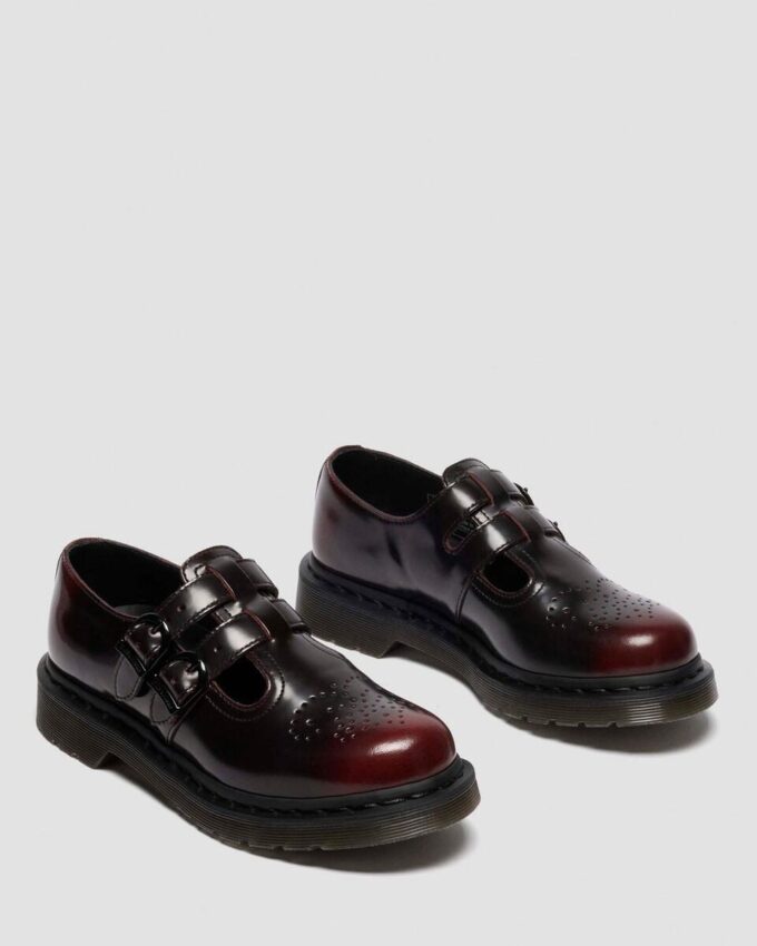 8065 Zapatos Mary Jane de cuero frotado Arcadia 8065 Zapatos Mary Jane de cuero frotado Arcadia