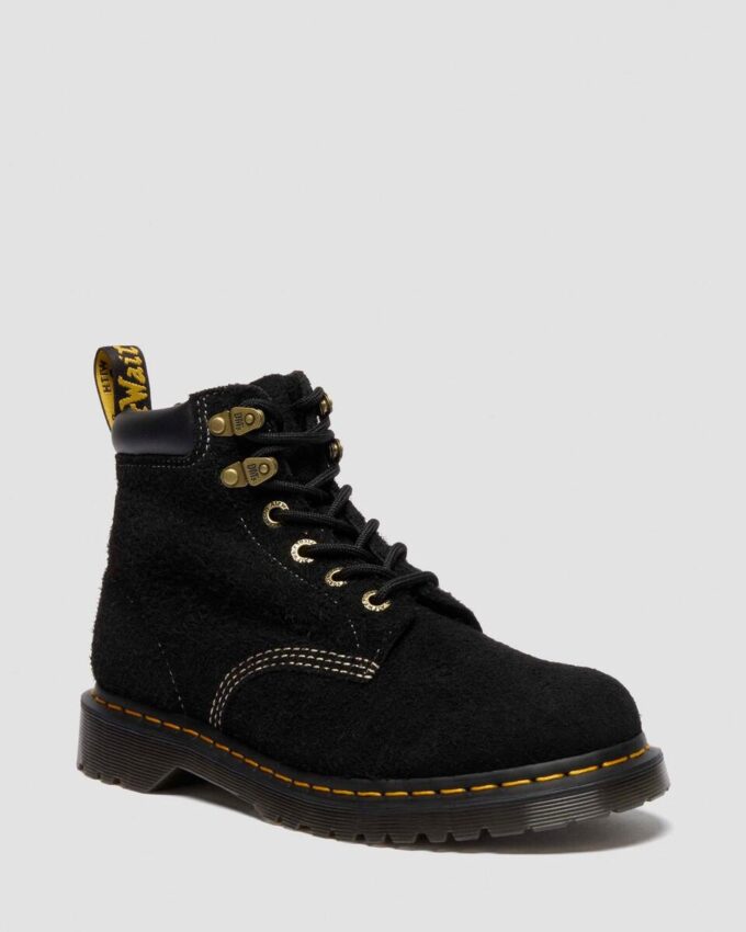 939 Botines de ante desgastado