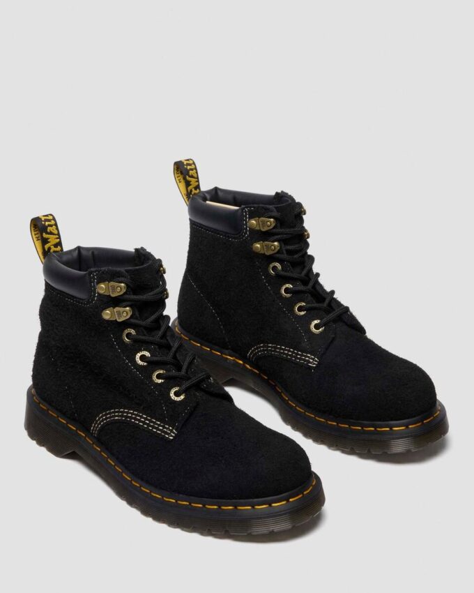939 Botines de ante desgastado