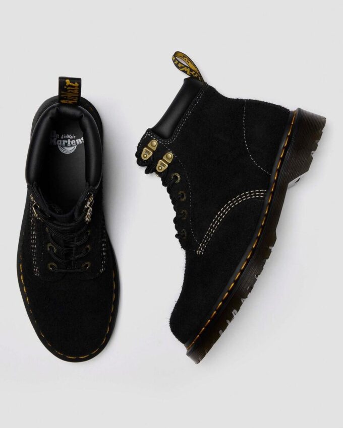 939 Botines de ante desgastado