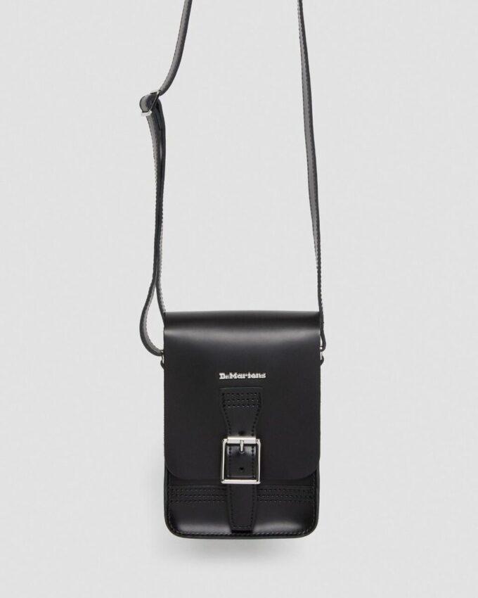Bolso bandolera vertical de cuero Bolso bandolera vertical de cuero