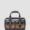 Bolso con asa superior estampado de leopardo Hair On Bolso con asa superior estampado de leopardo Hair On
