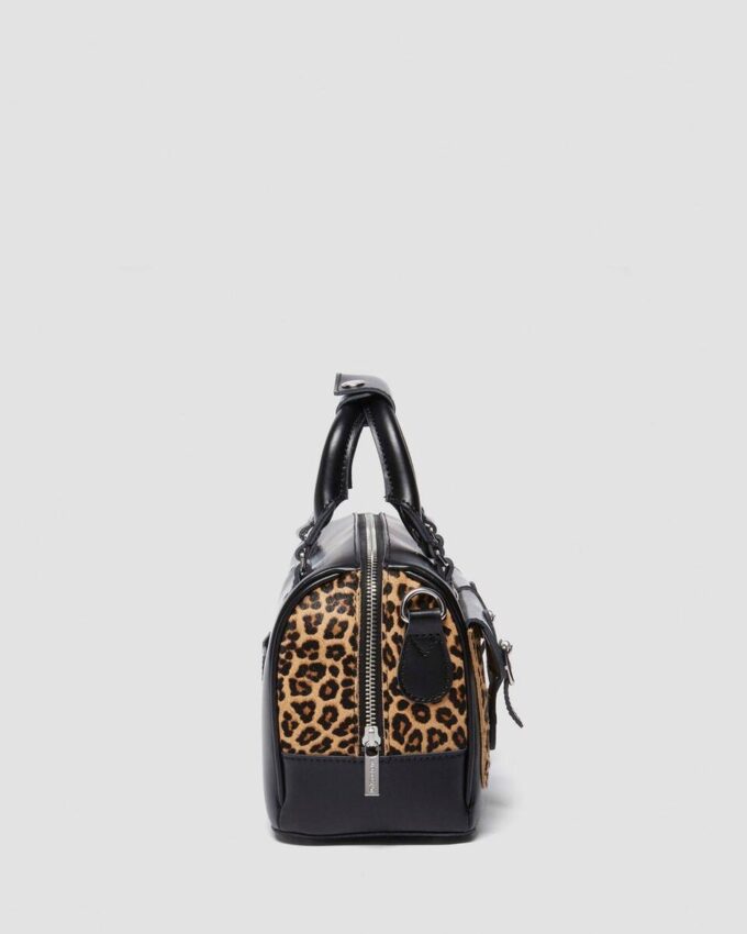 Bolso con asa superior estampado de leopardo Hair On Bolso con asa superior estampado de leopardo Hair On