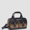 Bolso con asa superior estampado de leopardo Hair On Bolso con asa superior estampado de leopardo Hair On