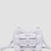 Bolso con lazo en color lavanda mate Bolso de piel Kiev Bolso con lazo en color lavanda mate Bolso de piel Kiev
