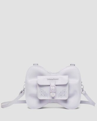 Bolso con lazo en color lavanda mate Bolso de piel Kiev