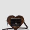 Bolso corazón Mochila de piel leopardo Kiev Bolso corazón Mochila de piel leopardo Kiev