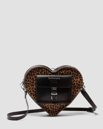 Bolso corazón Mochila de piel leopardo Kiev
