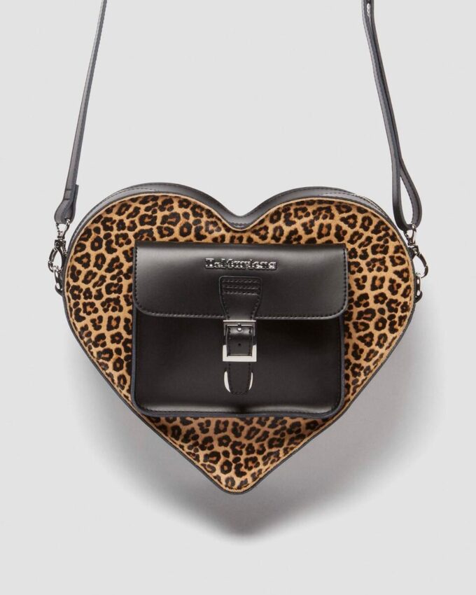 Bolso corazón Mochila de piel leopardo Kiev Bolso corazón Mochila de piel leopardo Kiev