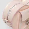Bolso corazón Mochila de piel metalizada Bolso corazón Mochila de piel metalizada