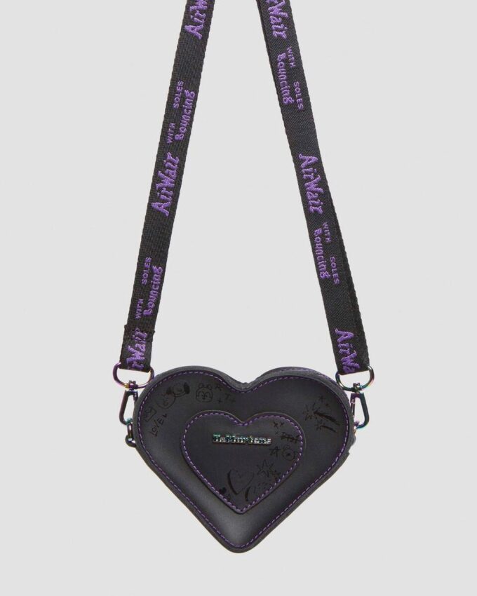 Bolso de cuero BT21 Mini Heart Bolso de cuero BT21 Mini Heart