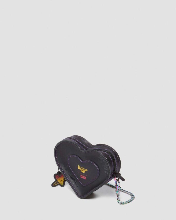 Bolso de cuero BT21 Mini Heart Bolso de cuero BT21 Mini Heart