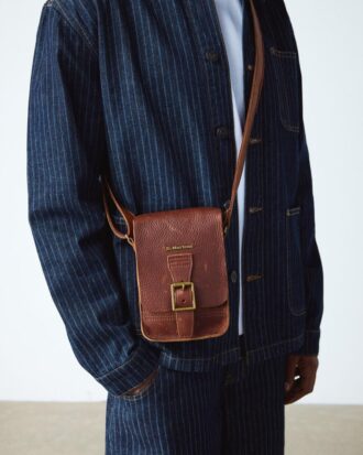 Bolso reportero de cuero Ambassador Leather