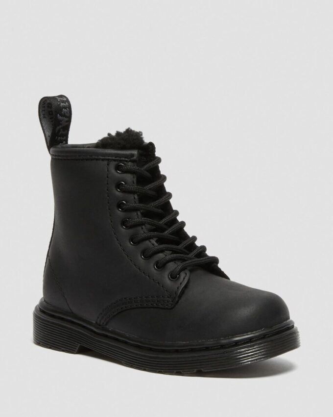 Botas 1460 para niños pequeños con forro de piel sintética Botas 1460 para niños pequeños con forro de piel sintética