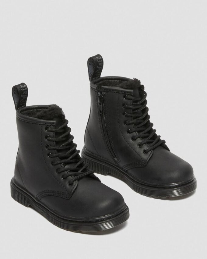 Botas 1460 para niños pequeños con forro de piel sintética Botas 1460 para niños pequeños con forro de piel sintética