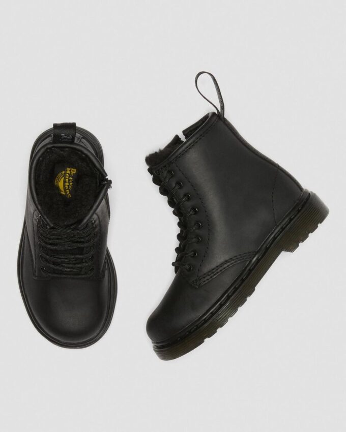 Botas 1460 para niños pequeños con forro de piel sintética Botas 1460 para niños pequeños con forro de piel sintética