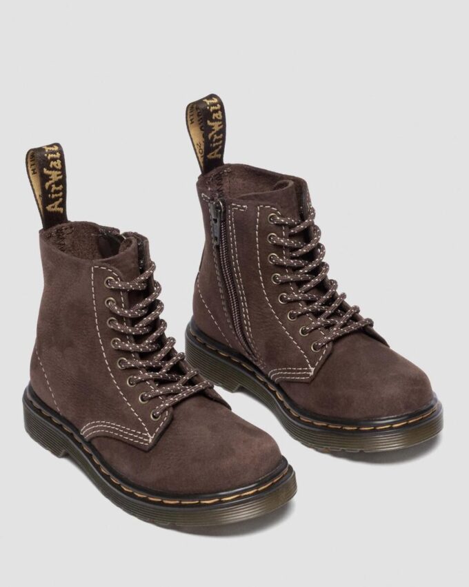 Botas 1460 Tumbled Nubuck para niños pequeños Botas 1460 Tumbled Nubuck para niños pequeños